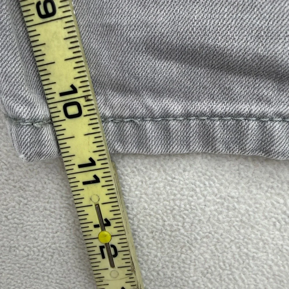 Levi 508 Denim Shorts Mens 34 Gray Regular Fit Five Pocket Cotton Casual